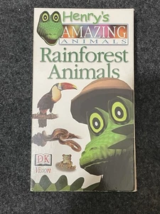 Henry's Amazing Animals Rainforest Animals (VHS, 1996) DK Vision Education Rare - Picture 1 of 1