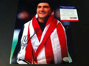 Evan Lysacek Olympia GOLDMEDAILLE signiert Auto 8x10 FOTO PSA/DNA COA - Bild 1 von 2