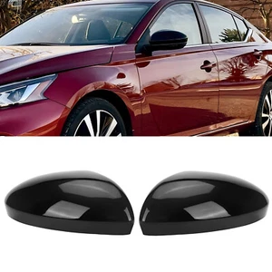 Glossy Exterior Side Wing Rearview Mirror Cover Cap For 2019-2025 Nissan Altima - Picture 1 of 10
