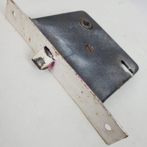 Vintage Antique Primitive Salvage Door Plate Locking Mechanism NO KEY Cover