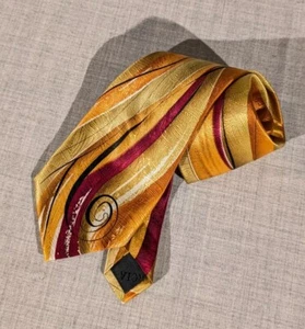 Corbata de cuello de seda Jerry Garcia Emerging Elephant Collection 38 2004 vintage - Imagen 1 de 9