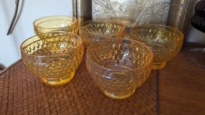 5 Villeroy & Boch BOSTON AMBER Fruit Dessert Bowls 4 3/8" Diameter - Picture 1 of 6