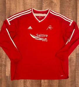 Aberdeen 2014/2015 Heim Fußball Shirt Herren Größe XXXL 3XL Jersey Top Adidas lang - Bild 1 von 6