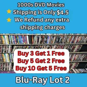 Blu-Ray Movies Pick & Choose Lot (4) Flat Rate Shipping FREE Blu-Ray W/ Purchase - Picture 1 of 93