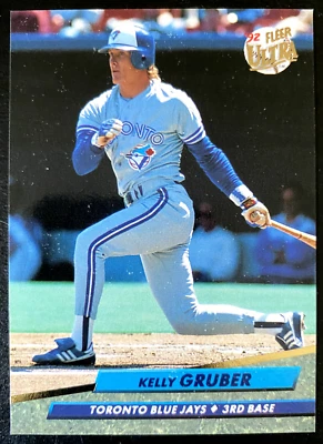 Kelly GRUBER 1992 Fleer  Ultra #146 Toronto Blue Jays - Image 1 of 2