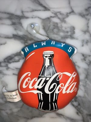 Vtg Coca-Cola Advertising Plush Window Decor with Suction Cup COCA-COLA BRAND 97 - Image 1 of 4