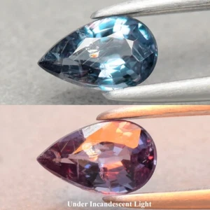 ๐ 0.29ct 5.2x3.3mm Pear Natural Color Change Garnet - Unheated, Madagascar Gem - Picture 1 of 6
