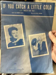 Partituras de novedad 51 (Jimmy Durante y Ethel Merman). ATRAPA UN POCO DE FRÍO - Imagen 1 de 1