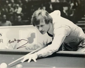 Alex Higgins signed snooker 10x8 Image C photo RACC TRUSTED UACC - Picture 1 of 1