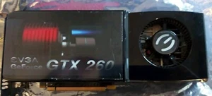 Tested GOOD EVGA NVIDIA GeForce GTX 260 896MB PCIe x16 Graphics Video Card GPU - Picture 1 of 4