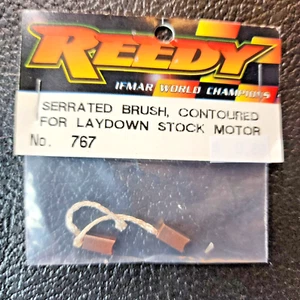 REEDY #767 SERRATED BRUSHES,CONTOURED FOR LAYDOWN STOCK MOTOR - Picture 1 of 2