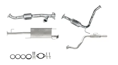 Fits: 2003 To 2009 Toyota 4Runner 4.0L Right & Left Cat, Muffler and Resonator - Image 1 of 2