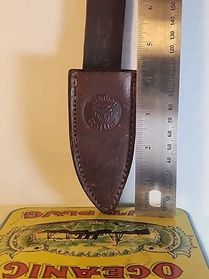 Timber Rattler Bowie Knife Leather Sheath 8.75" (Sheath Only) - Image 1 of 4