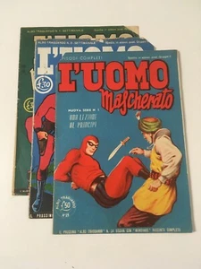 ALBO TRAGUARDO L’UOMO MASCHERATO n. 1 - 3 - 23 Edizione Adriana 1952 Lotto - Picture 1 of 8