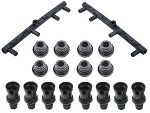 Mercedes Benz R107 W126 Fuel Injector Seal Nozzle Holder Air Vacuum Hose KIT - Picture 1 of 1