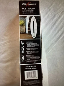 Deckorators 1499926 Post Mount, 3.5” x 3.5” x 36” Steel Deck Post - Picture 1 of 5
