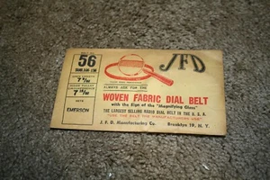NOS JFD 28 Woven Radio Tuner Dial Belts Metal Cabinet diverse parts - Bild 1 von 5