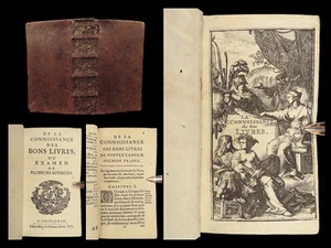 1672 RARE BOOKS & Novels Charles Sorel Bibliophilia Poetry French Literature - Picture 1 of 23