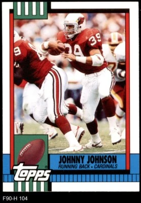 1990 Topps Traded #104 Johnny Johnson T Cardinals-FB RC San Jose St 8 - NM/MT - Image 1 of 2
