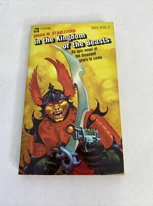 Brian Stableford IN THE KINGDOM OF THE BEASTS Vintage 1971 SF PB Novel Unread - Picture 1 of 9