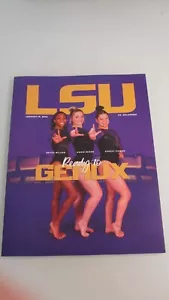 2023 LSU TIGERS vs # 1 OKLAHOMA GYMNASTICS PROGRAM OLIVIA DUNNE READY TO GEAUX - Picture 1 of 3