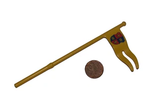 Playmobil Miniature Yellow medieval banner with coat of arms - C42 - Picture 1 of 2