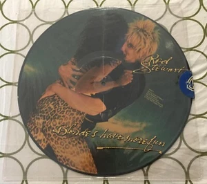 LP Picture Disk Rod Stewart - Blondes Have More Fun - Foto 1 di 6
