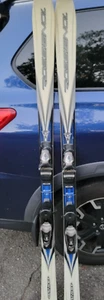 Rossignol 177mm Bandit Skis Blue White Adjustable Rossignol Axium Bindings - Picture 1 of 18