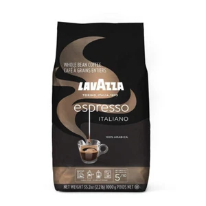 LAVAZZA CAFFE ESPRESSO Coffee Beans Premium Arabica Italian Product 1kg 35oz - Picture 1 of 3