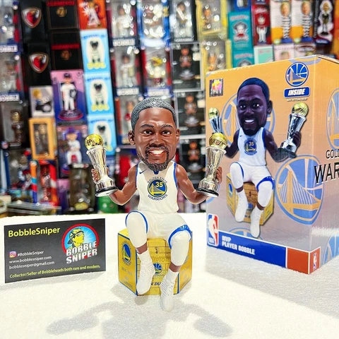 KEVIN DURANT Golden State Warriors "Back to Back" MVP Exclusive NBA Bobblehead Cover