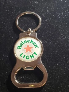 NEW! Heineken Light Beer Metal Bottle Opener Keychain ~ our item # t5459 - Picture 1 of 2
