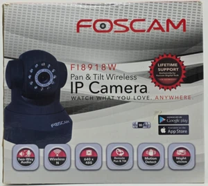 Foscam NVision FI8918W Wireless IP Surveillance Smartphone Security Camera BLK - Picture 1 of 4