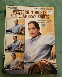 WESTERN TOQUES PARA CAMISAS CHAMBRAY 18 PUNTADAS DE CRUZ PATRÓN ENVÍO GRATUITO - Imagen 1 de 2