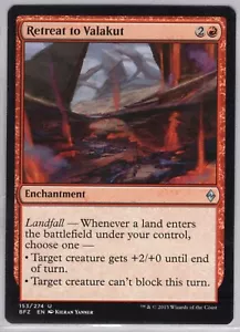 1x Retreat to Valakut - Battle for Zendikar - Near Mint - Picture 1 of 1