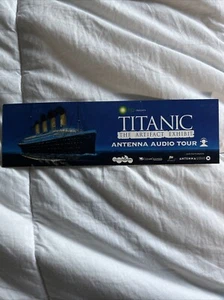 Titanic The Artifact Exhibit Original Bookmark - Picture 1 of 2