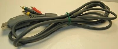 Genuine Microsoft Xbox 360 Cords Component HD AV Cable RCA HDTV Preowned OEM - Image 1 of 2