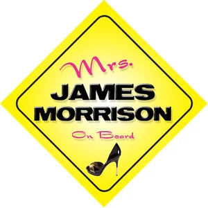 Mrs James Morrison On Board Autoschild - Just the Ticket - Bild 1 von 1