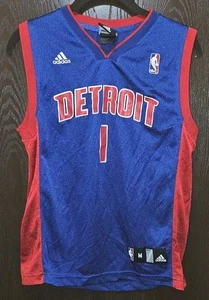 Adidas Chauncey Billups Detroit Pistons Basketball Jersey Youth Medium 10-12 - Picture 1 of 2