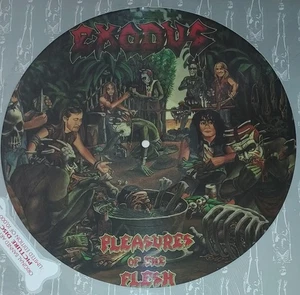 Exodus Pleasures Of The Flesh ~ Vinyl Picture Disc 1987 Sealed! - Picture 1 of 4