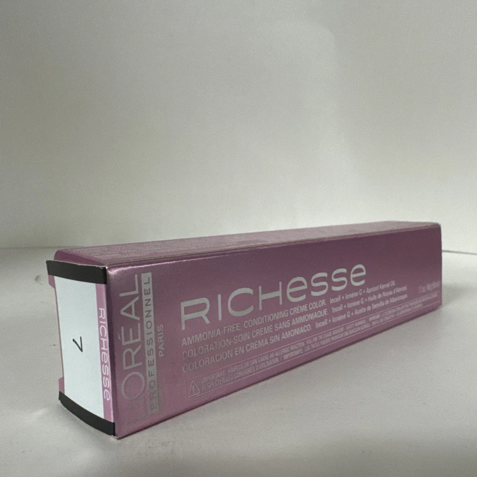 Loreal Richesse Amoníaco Libre Acondicionador Crema Color #7 RUBIO OSCURO Foto 1 de 4