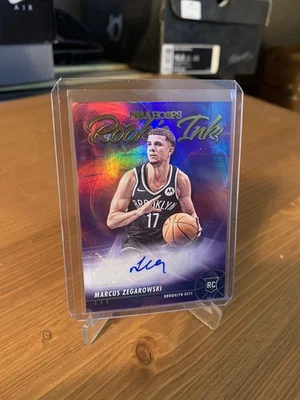 2021-22 Panini NBA Hoops - Rookie Ink Marcus Zegarowski Rc Auto #RI-MZ Nets - Image 1 of 3