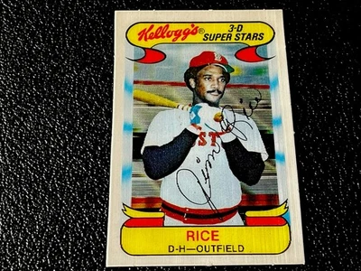 1978 KELLOGGS JIM RICE #49 3D BOSTON RED SOX *MINT*FLAT • NO CRACKS NO SCRATCHES - Image 1 of 4