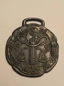 Pocket Watch Fob Keychain independant Order Of The Odd Fellows Tiffany Studios ? - Picture 1 of 7