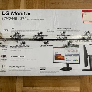 LG 27" 27MQ44B-B IPS LED FHD 75Hz AMD FreeSync Monitor HDMI DisplayPort - Black - Picture 1 of 6