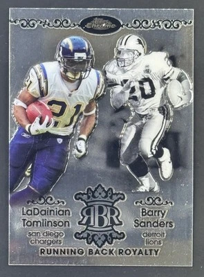 2007 Topps Chrome - Running Back Royalty Barry Sanders, LaDainian Tomlinson... - Image 1 of 2