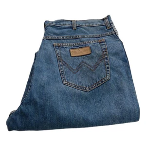 Wrangler Texas Straight Leg Jeans Waist 40 Leg 28 W40 L28 Zip Fly (Q7437) - Picture 1 of 10