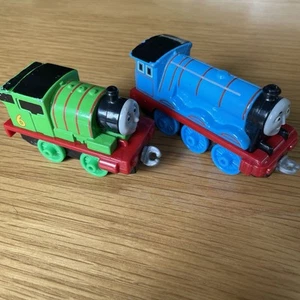 Thomas The Tank Engine & Friends x2 Gordon Percy No6 Die Cast Train 2013 Gullane - Bild 1 von 5