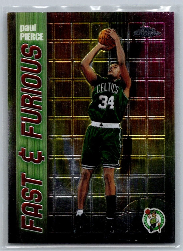 Paul Pierce 2001 Topps Chrome Fast and Furious FF10 Foto 1 de 2