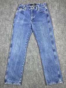 Wrangler George Strait Jeans Mens 31x32 Straight Leg Distressed Denim Cowboy Fit - Picture 1 of 14