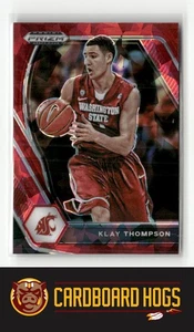 2021 Prizm Draft Picks #82 Klay Thompson Washington State Cougars Red Ice Prizm - Picture 1 of 2